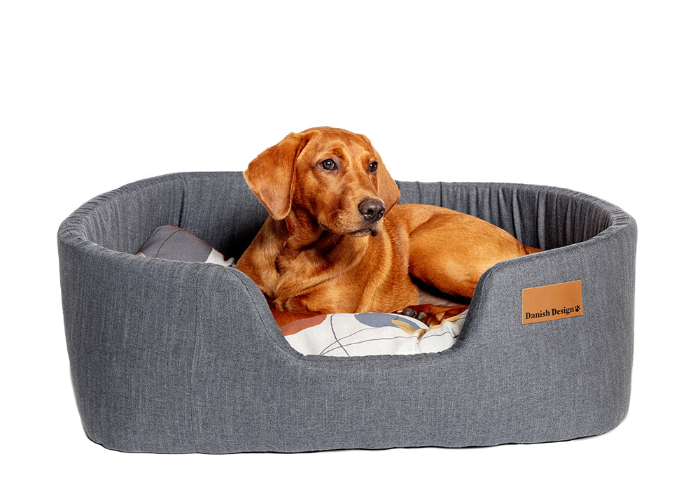 High sided dog bed