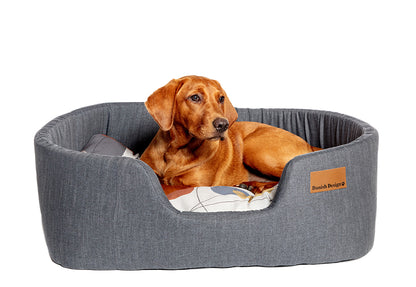 High sided dog bed