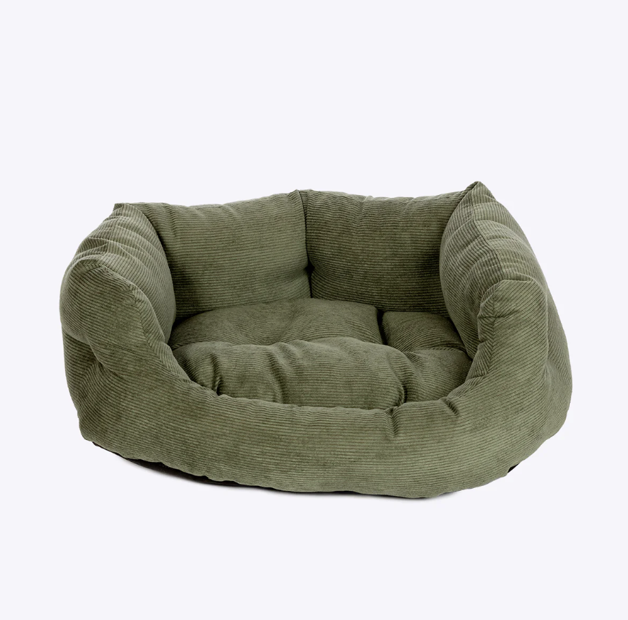 Corduroy dog bed