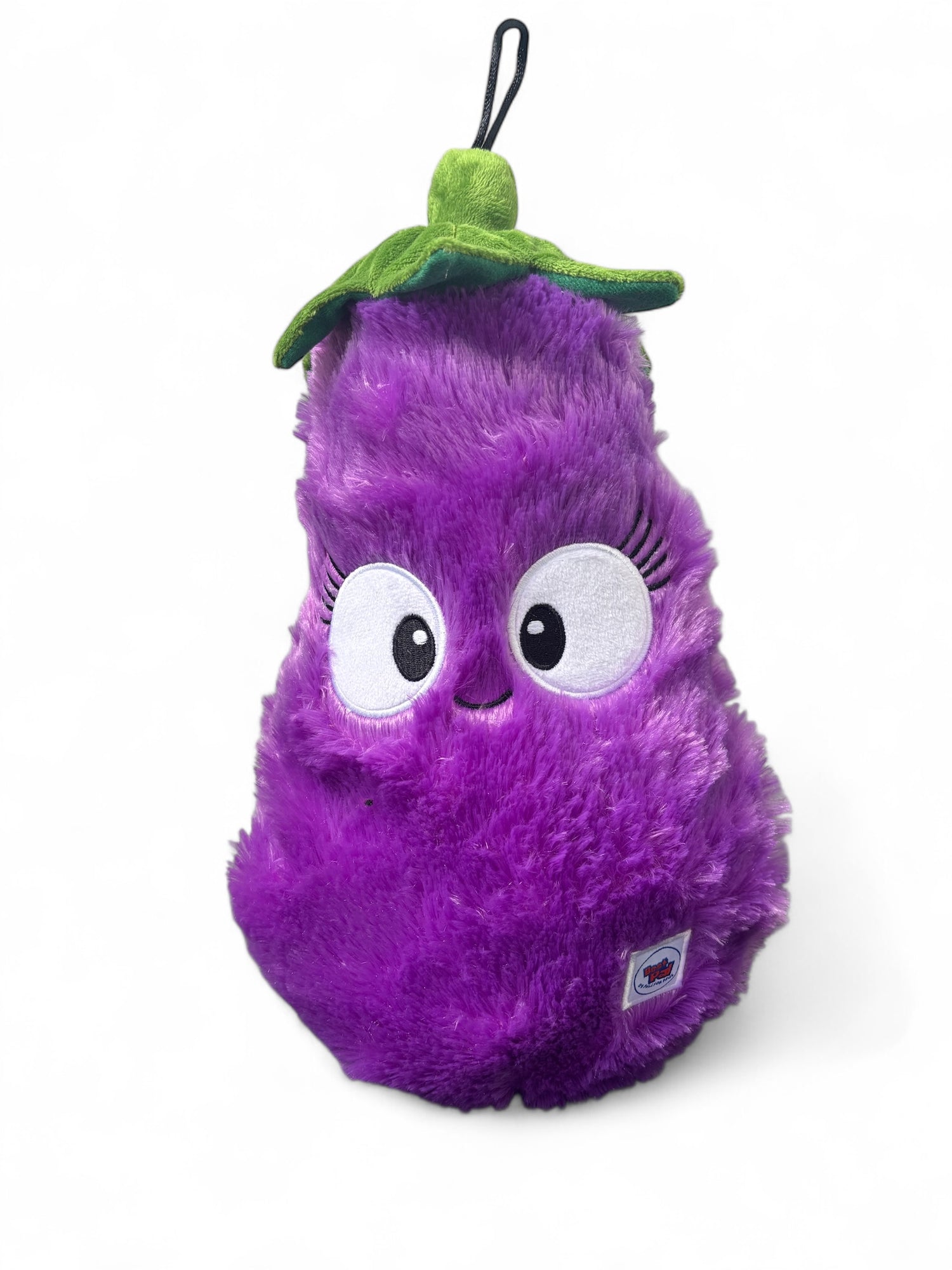 Eggplant pals for paws plush dog toy auckland