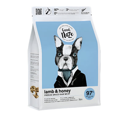 Lamb and Honey Freeze Dried Raw Meat made in New Zealand.