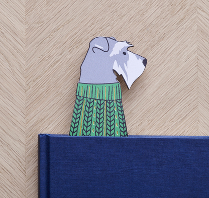 Grey Schnauzer bookmark