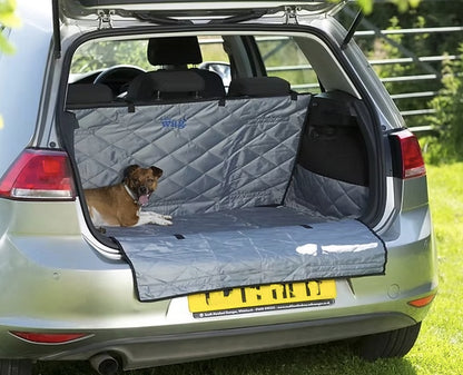 Car Boot and Bumper protector for a hatchback. Keeps your boot clean from muddy and wet dogs.