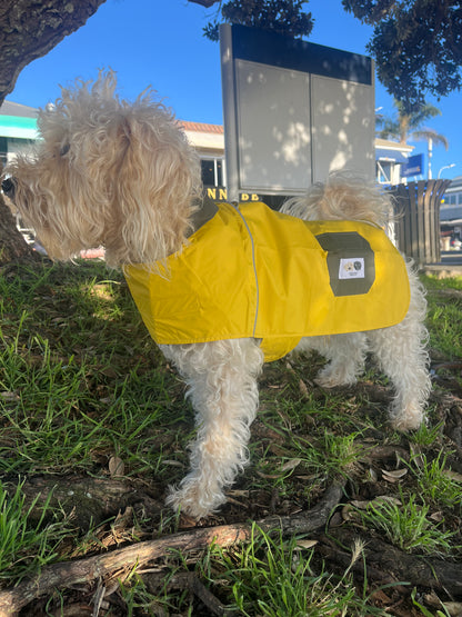 L&P New Style  Waterproof Raincoat  Green and Mustard