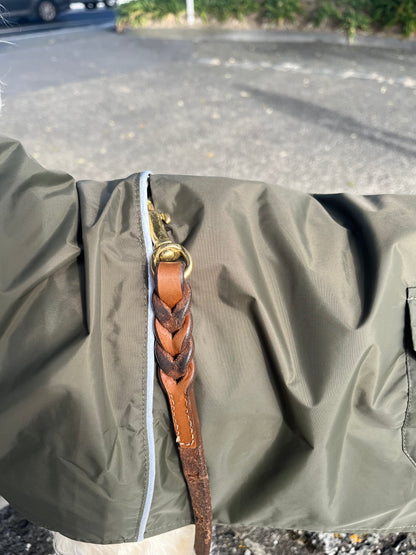 Louis and Phoebe New Style  Waterproof Raincoat  Green and Mustard