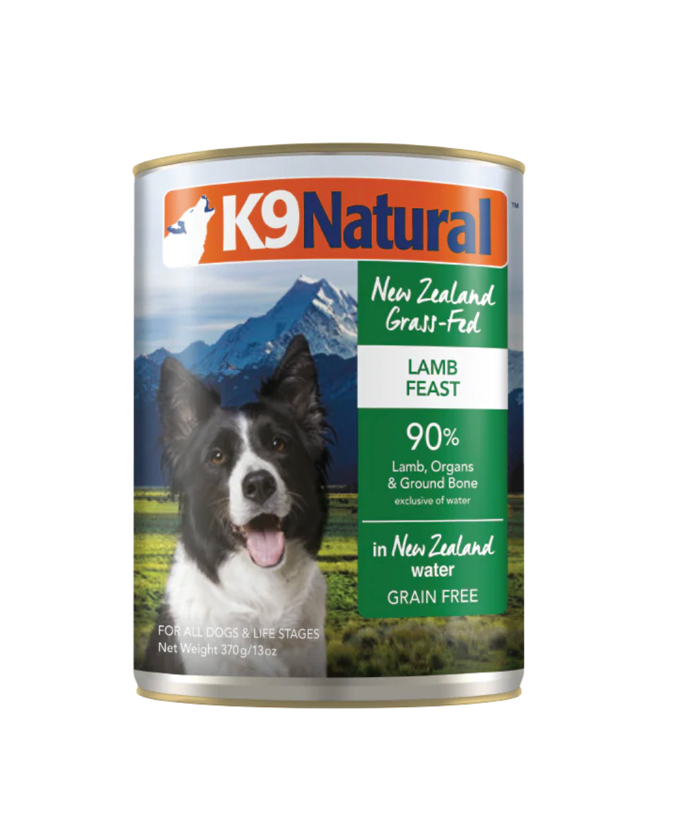 Canned wet dog food Lamb Feast Nw Zealand