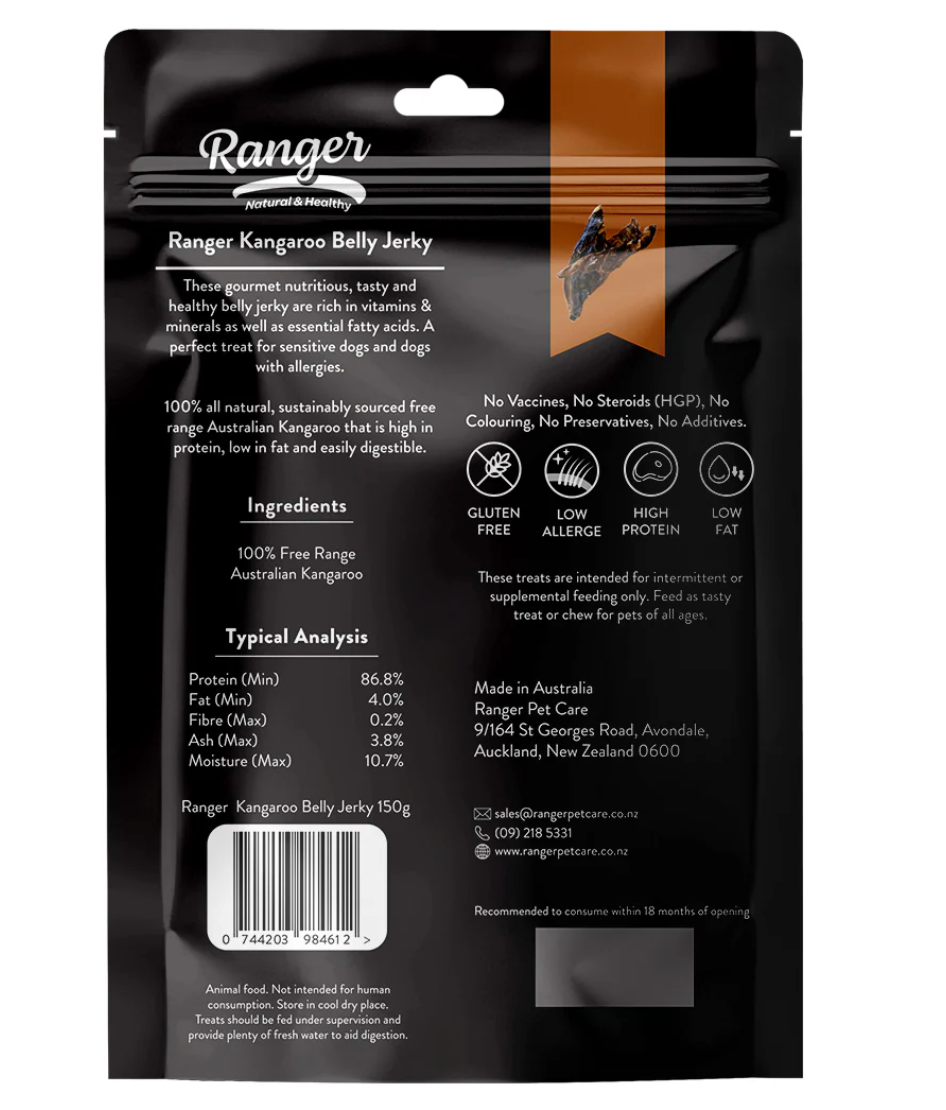 Kangaroo Jerky dog treats