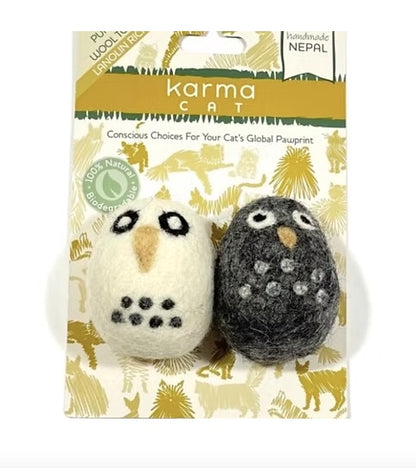 Pure wool cat toys