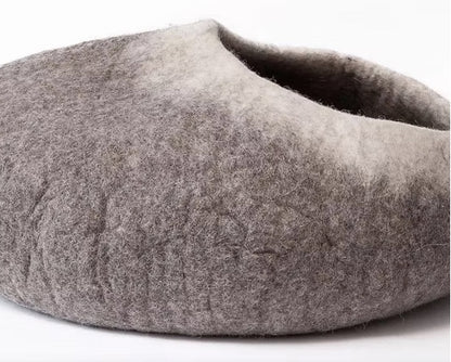 Crafted with natural pure wool by hand.