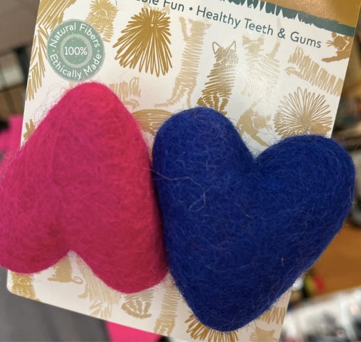 Cat toys made from wool