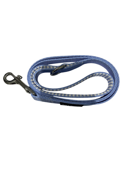 Blue Candy Stripe dog lead