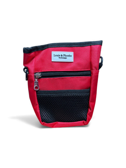 Louis and Phoebe dog treat bag red New Zealand
