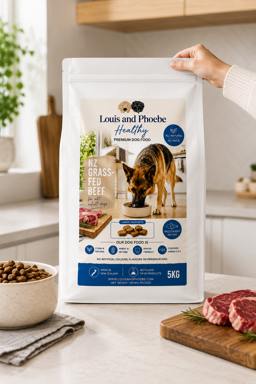 Healthy dog food for large dogs NZ