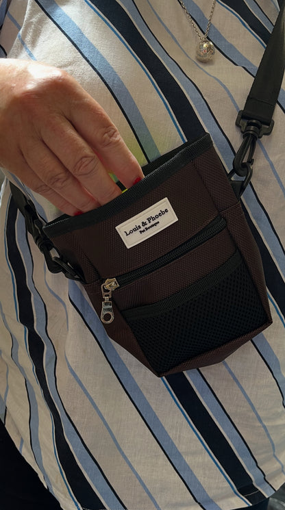 Louis and Phoebe Dog Treat Bag Brown New Zealand