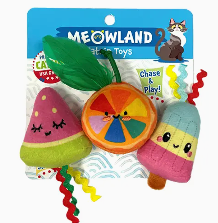 3pk of premium catnip cat toys New Zealand