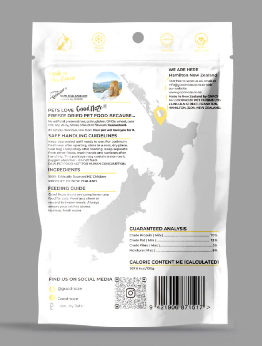 Cat treats Chicken NZ