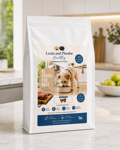 Louis and Phoebe Natral dog food NZ