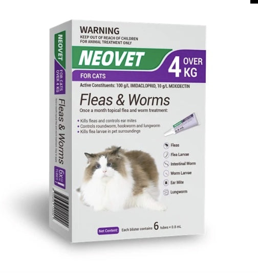 Neovet flea and worming for cats.