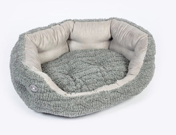 Pewter grey dog bed NZ