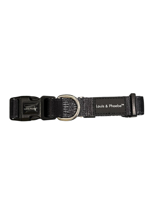 Louis and Phoebe Collar candy stripe black