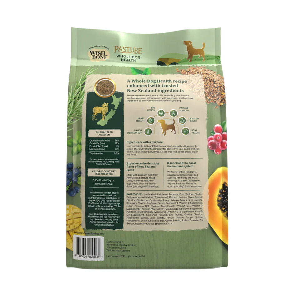 Premium lamb dog food NZ