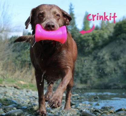 The RuffDawg Crinkit makes a crunching sound that dogs love