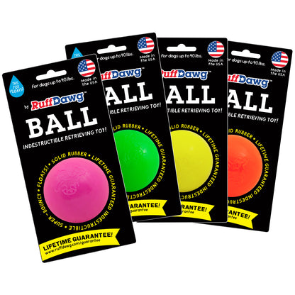 Solid rubber dog ball New Zealand