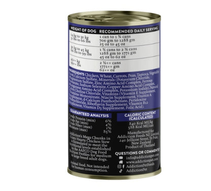 Addiction Mega Can Meaty Loaf Wet Food 700g