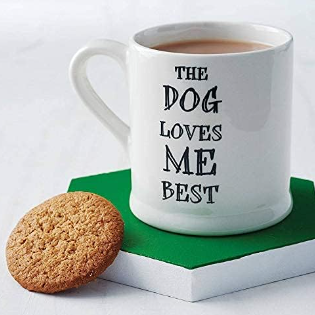 The Dog Loves Me Best Mug