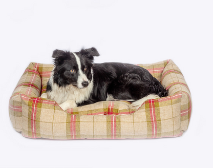stylish tartan dog bed