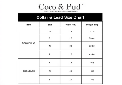 Coco and Pud Dog Collar Range