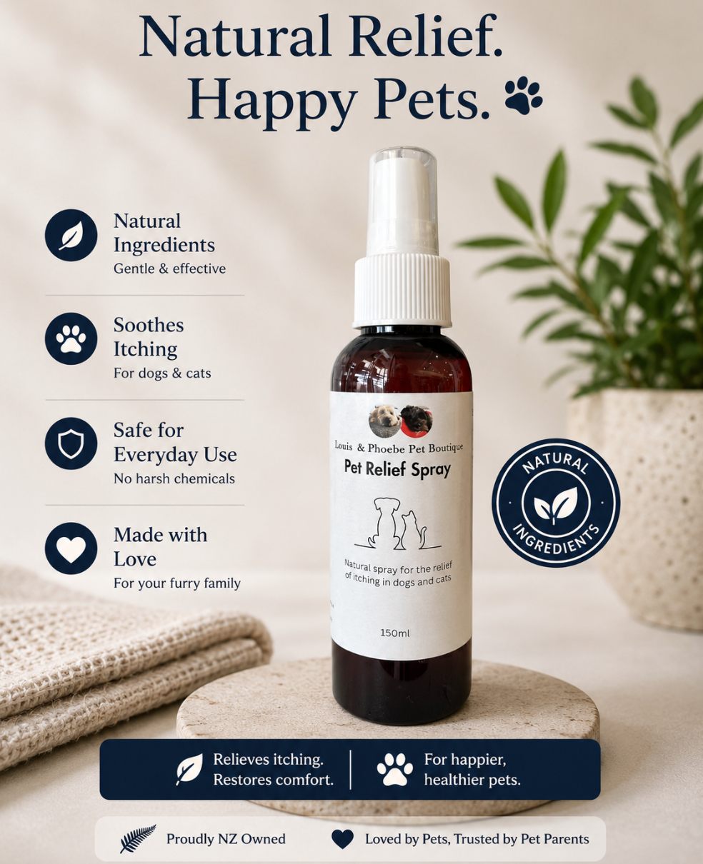 Louis and Phoebe Natural Pet Relief Spray 125g