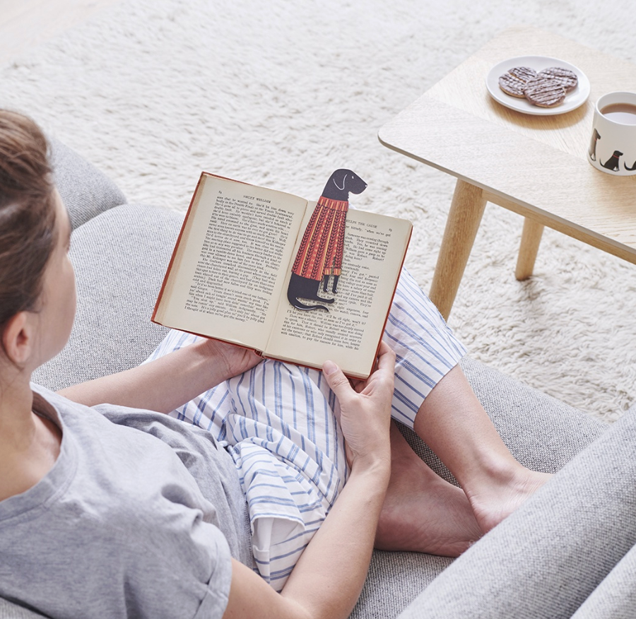 Black Labrador bookmark