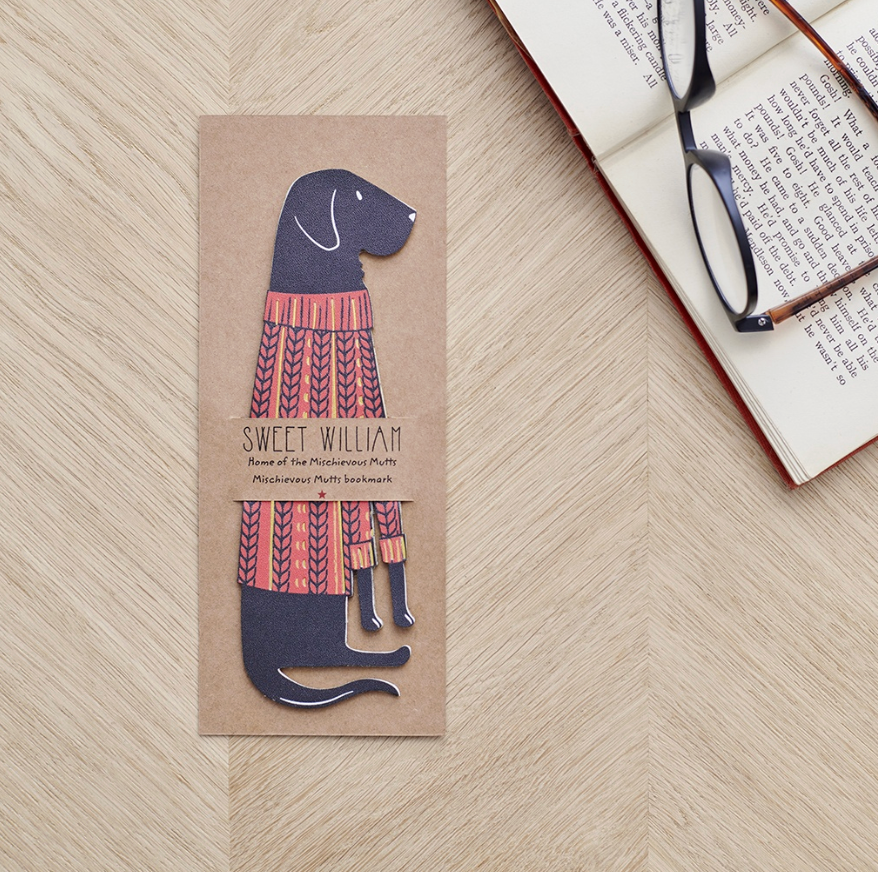 Labrador Bookmark Sweet William Bookmark Black Labrador – Louis and Phoebe Pet Boutique