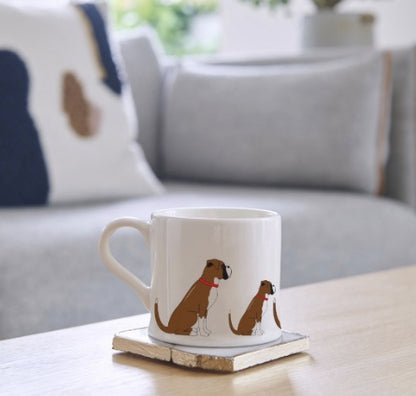 Beautiful ceramic breed mug Boxer