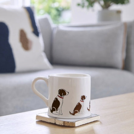 Porcelain Mug with a Spaniel on it.