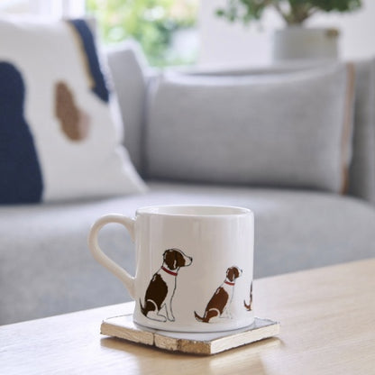 Porcelain Mug with a Spaniel on it.
