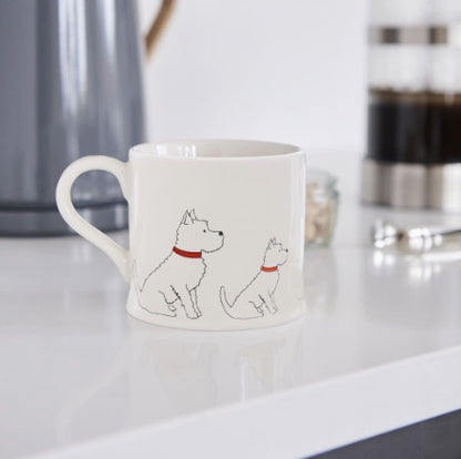 Gorgeous Breed Mug with a West Highland Terrier on it.