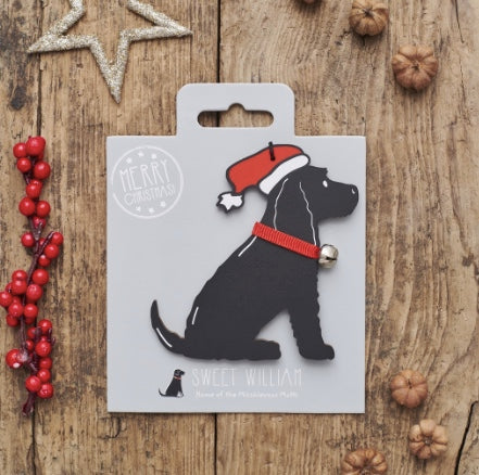 Black Cocker Spaniel Christmas Tree Decoration NZ