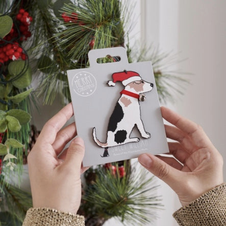 Jack Russel Christmas Tree Decoration NZ