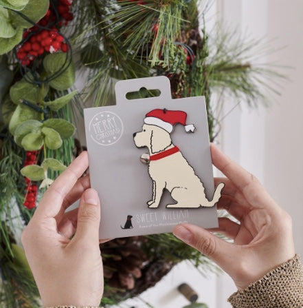 Christmas Tree Decoration Labradoodle Apricot