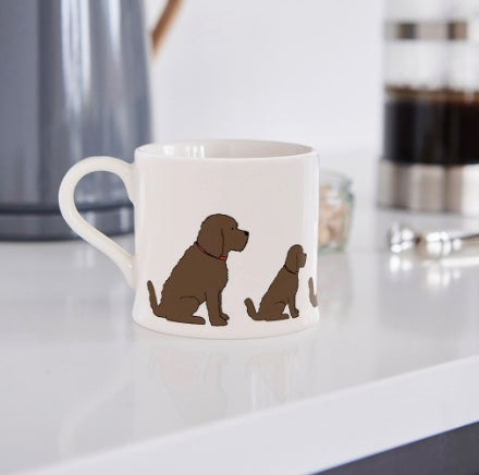 White mug with a Cockapoo on it NZ
