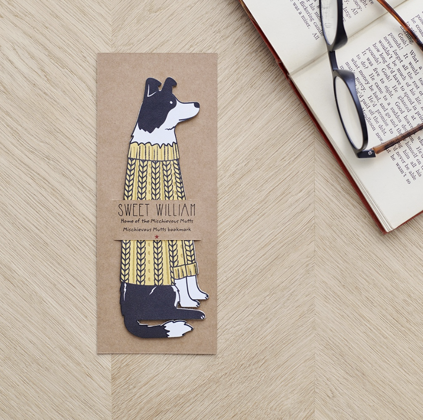 Collie dog bookmark New Zealand