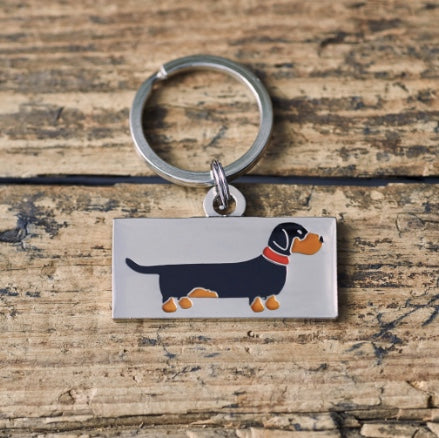 Dachshund dog id name tag NZ