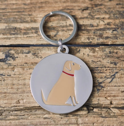 Dog ID Tag Golden Labrador