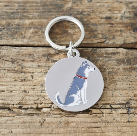Dog ID Tag Husky