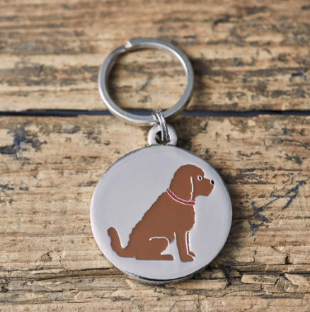 Dog ID Tag for a dog collar 
