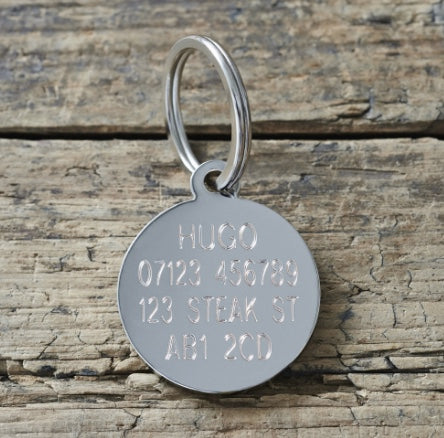 Border Collie Dog ID Tag