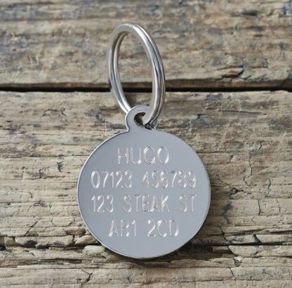 Border Collie Dog ID Tag