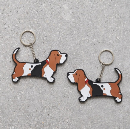 Basset Hound Key Ring NZ